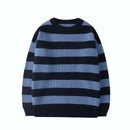 Streetwear Striped Sweater Vintage Knitted Sweater Pullovers Tate Langdon Sweater Same Style