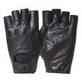 Semi-Finger Real Leather Gloves Male Summer Thin Driving Fingerless Breathable Men Gloves