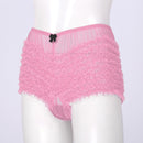 Adult Sexy Sissy Underwear Lace Ruffle Dance Shorts Elastic Waist Translucent Boxer Shorts Lingerie Crossdressing Paneities