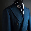 Woolen Overcoat Autumn Winter Men Mid-Length Solid Thicken Jacket