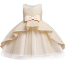 Flower Toddler Girls Dress Lace Bow Kids Dresses For Girls Clothes Children Christmas Dress For Girl Party Wedding Costume