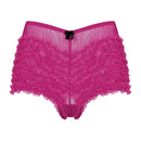 Adult Sexy Sissy Underwear Lace Ruffle Dance Shorts Elastic Waist Translucent Boxer Shorts Lingerie Crossdressing Paneities
