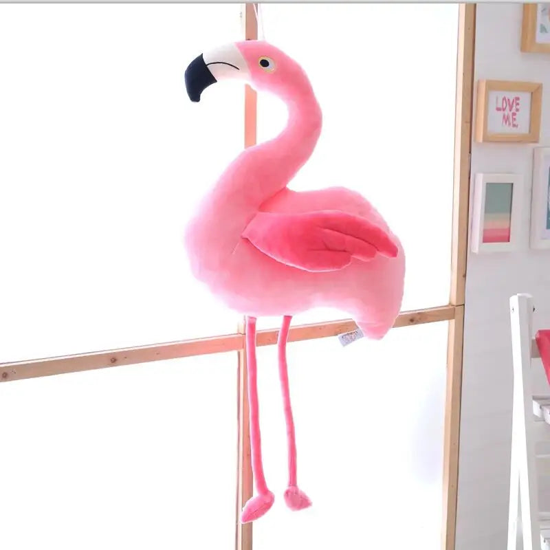 Cute Soft Flamingo Simulation Bird Plush Toy Girl Birthday Gift Home Decoration