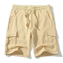 Summer Men Cargo Shorts Cotton Loose Casual Shorts