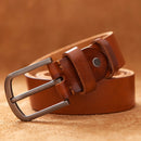 Top genuine leather belts for men luxury designer high brown male belt