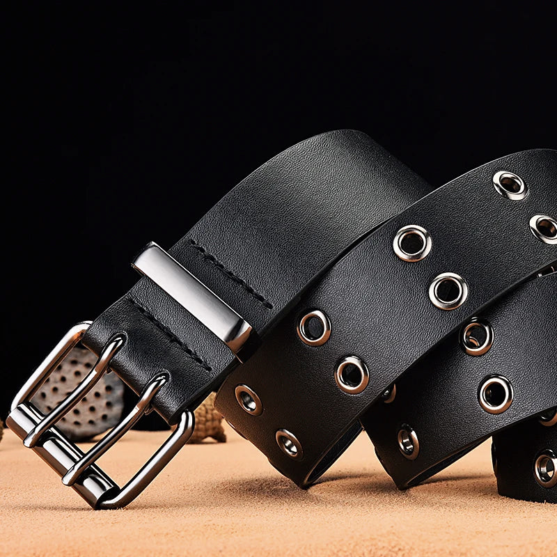 Luxury Western Leather Men Casual Vintage Waist Strap Leather Belts