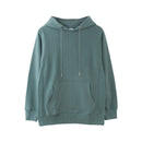 Autumn Long Sleeve Couples Hooded Hoodies Pure Women Cotton High Quality Oversize Style Women Hoodies