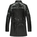 Autumn Black Trench Coat for Women Double Breasted Elegant Luxury British Style