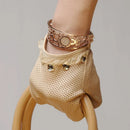 Leather Gloves Female Spring Autumn Thin Unlined Driving Genuine Leather Woman's Gloves Lace Wrist