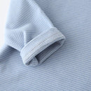 Autumn Winter Children Clothes Baby Boys Girls Stripe Turtleneck Long Sleeve T Shirt Cotton Pullover Tops Kids Outfit