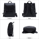 Genuine Leather Men Backpack Vintage Business Travel Bags For Men