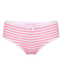 Womens Briefs Panties with Ribbon Bowknot Underpants Navy Style Stripe Middle Waist Cotton Undergarment Underwear