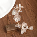 Flower Hairband Bridal Hair Jewelry Pearl Crystal Headband Birthday Party Tiara Wedding Hair Accessories For Women Crown