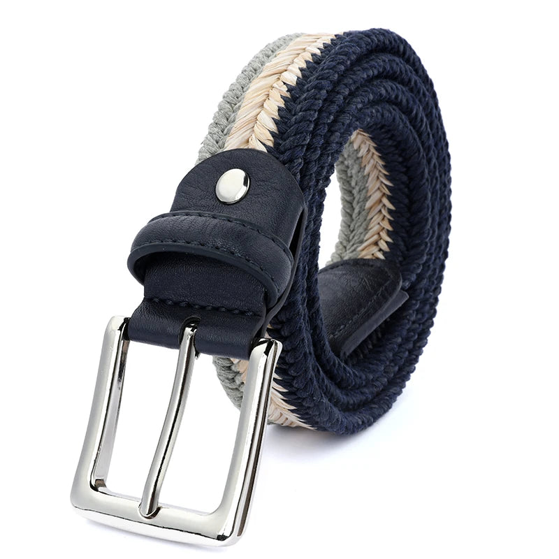Belts Outdoor Tactical Braided Leather Belt for Jeans Male Luxury Casual Woven Straps Ceintures
