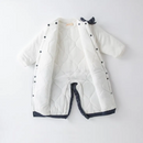 Winner Arrival Bowtie Decorated Warm Cotton Baby Boys 2-piece Suit Set/Children Winter Clothes/Baby Boy Romper Set