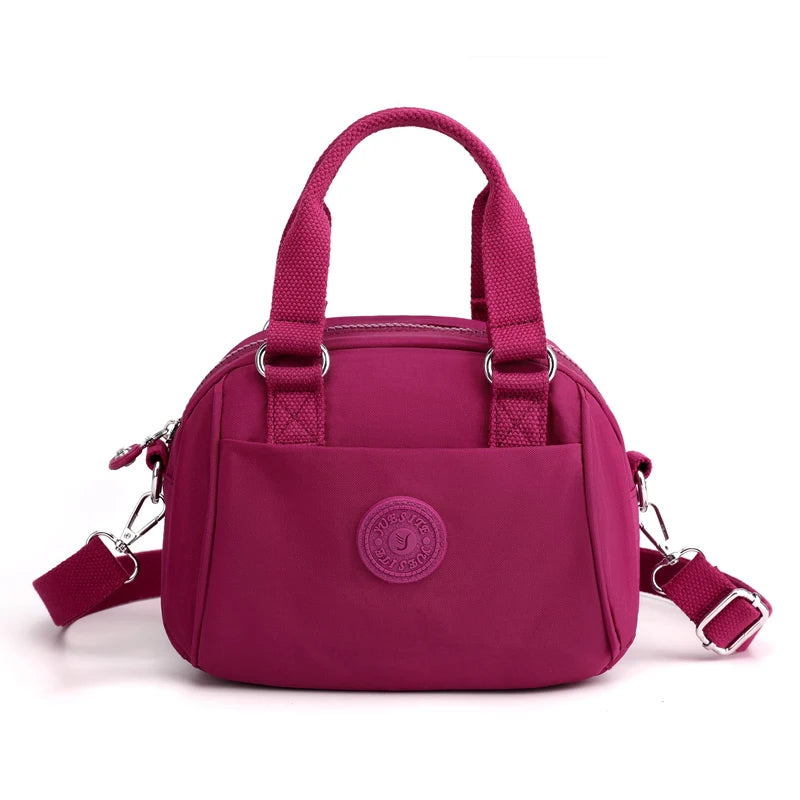 Elegant Light Weight Nylon Shoulder Bags Women Designer Luxury Mini Handbags Female Messenger Crossbody