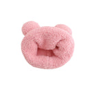 Winter Baby Lovely Hat Cute Solid Color Fuzzy Double Pompom Hats For Kids Thick Warm Soft Beanie Fur Ball Girls Boy Cap