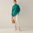 Cashmere turtleneck oversize long Women pullovers winter warm Sweater