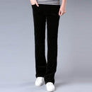 Men Casual Pants Micro Flare Pants Corduroy Pants Slim Classic Designer