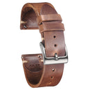 Genuine Leather Watch Bands Quick Release Strap For Men
