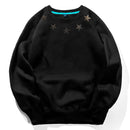 Pentagram Casual O-neck Full Hoodie Hip Hop Men Sweatshirt