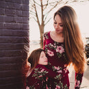Family daughter Mother and daughter Matching dress Floral Long Mommy and me clothes