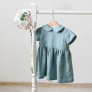 Cotton Linen Doll Collar Baby Princess Dress Girls Clothing Spring And Summer Dress