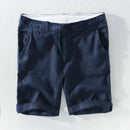 Linen Beach Shorts Men Mid-waist Loose Swimwear Board Shorts For Men Casual Short