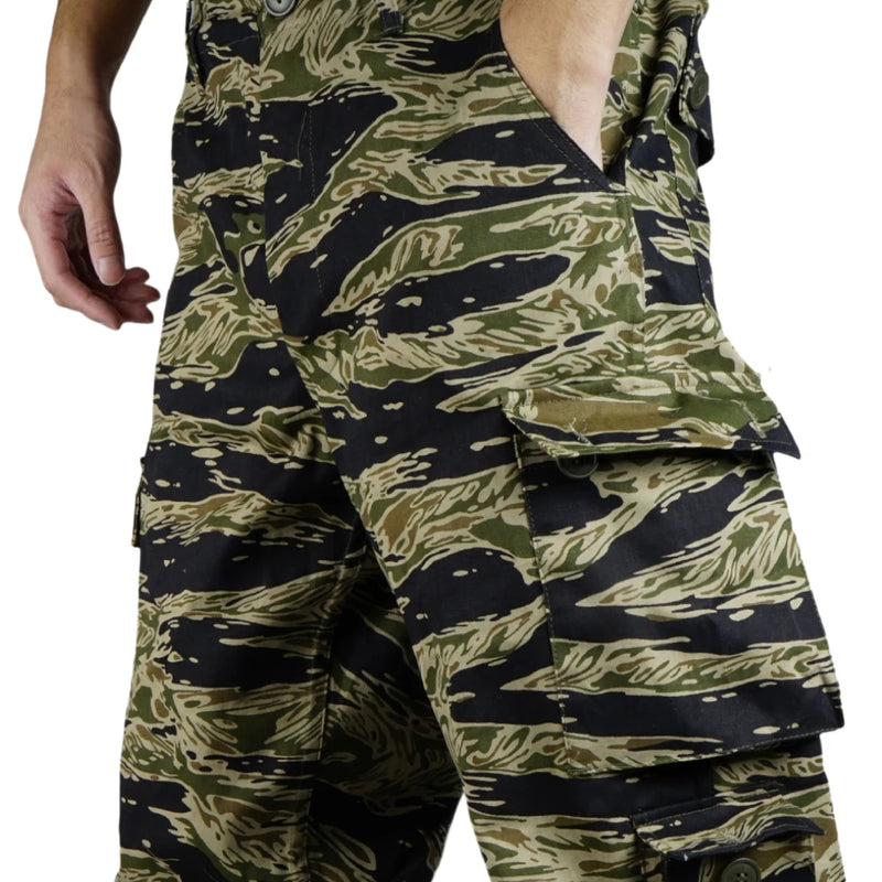 Army Tiger Pattern Tiger Spot Camouflage Trousers Pants