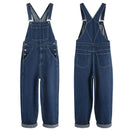 Spring Loose Overalls Men Bib Jeans Straight Denim Jumpsuits Cargo Pants Trousers