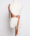 Spring Summer Leather Strap Belt Brief Irregular Personality Girdle Women Fashion Tide All-match