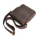 Men Leather Messenger Bag Male Genuine Leather Crossbody Bag Men's Travel Tablet Shoulder Bag