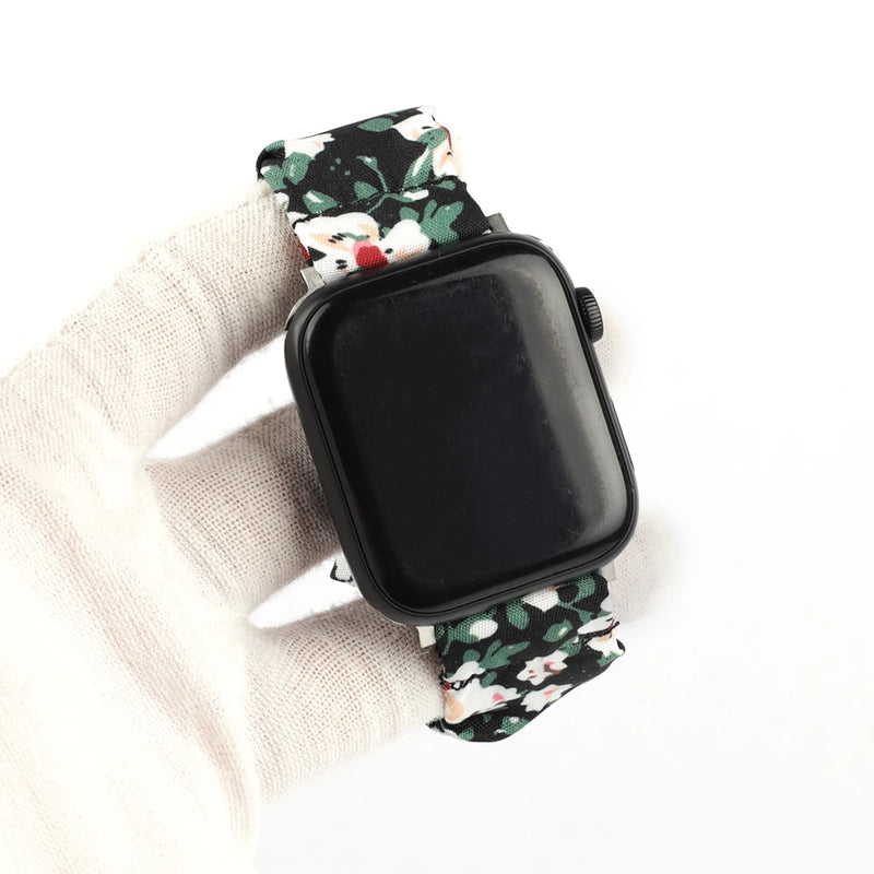 Elastic Floral Strap for Watch Band Flower Belt or Watch Women Girls