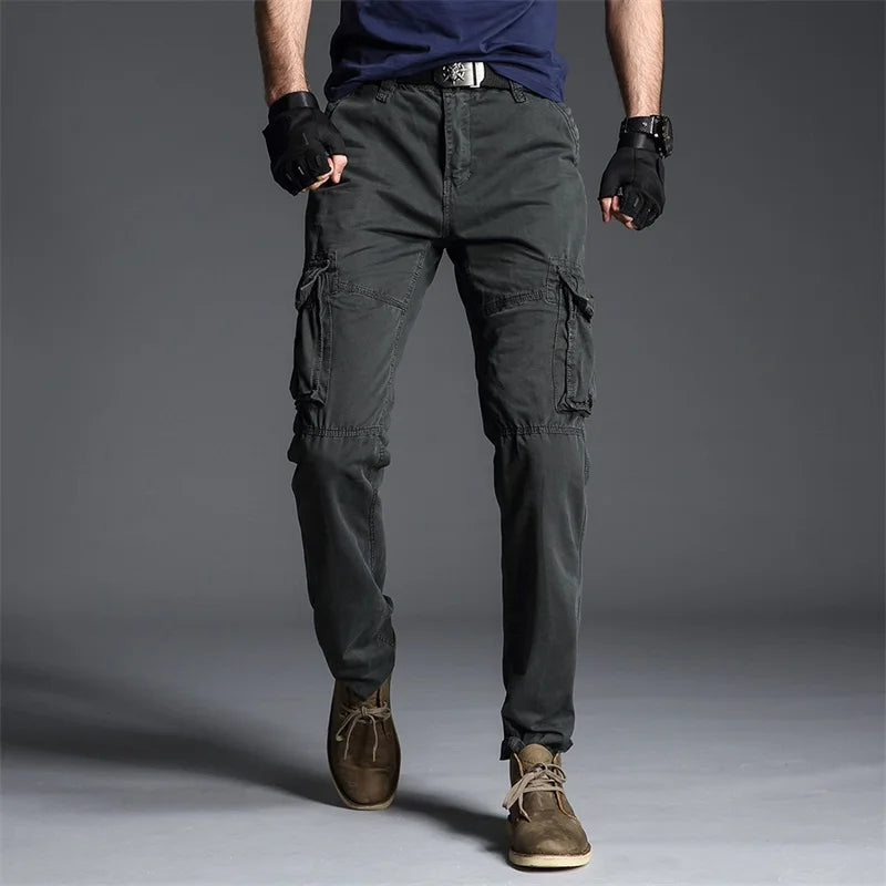 Men Cargo Pants Spring Autumn Casual Men Trousers Men Long Pants Military