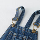 Baby Little Girls Summer Jeans Set T-Shirts Ripped Denim Shorts