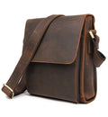 Men Leather Messenger Bag Male Genuine Leather Crossbody Bag Men's Travel Tablet Shoulder Bag