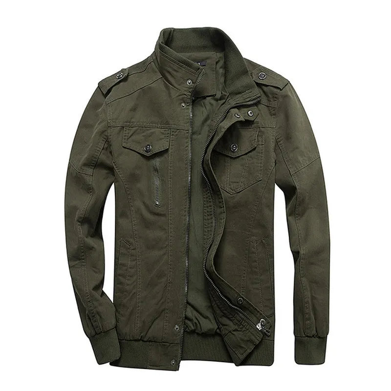 Mens Jackets Military Style Army Jackets Clothes Mens Bomber Jeans Jackets Streetwear Cotton