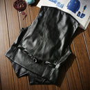 Autumn Men Vests Coats Sleeveless Jackets Casual Outwear Biker Leather Waistcoats