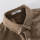 Corduroy shirt men shirts for men trendy cotton shirt mens comfortable shirts male
