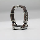 Leather Band Strap for Apple Watch 8/7/6/SE/5/4/3 Retro Strap Accessory for iwatch Replacement Bracelet
