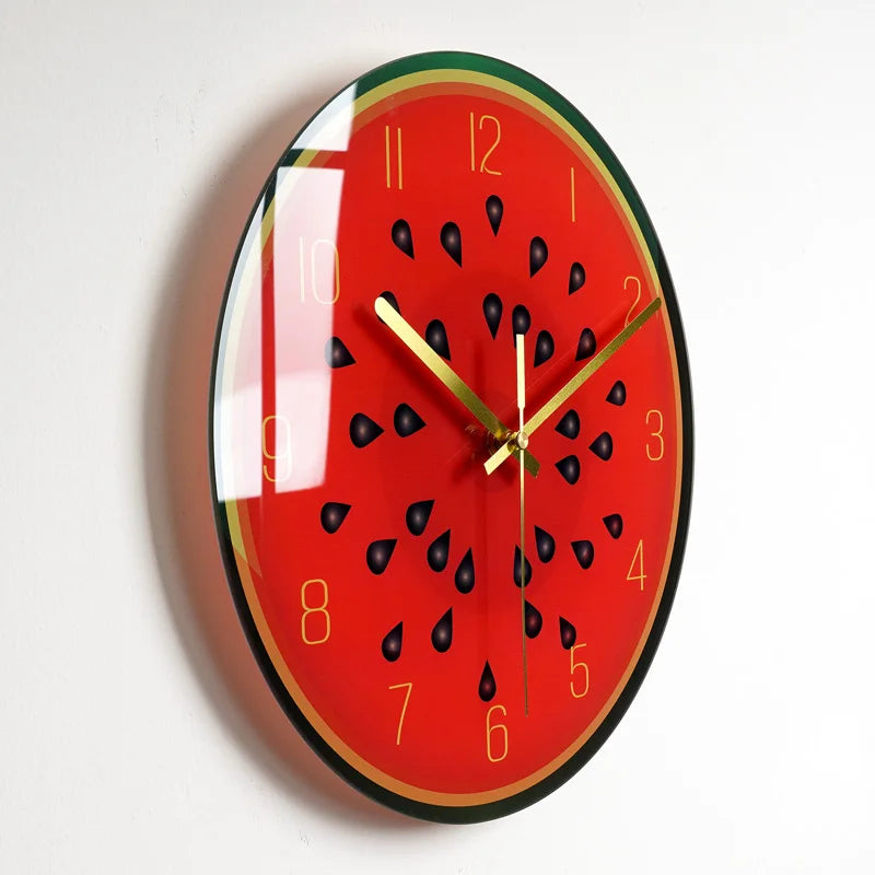 Bedroom Glass Wall Clock Nordic Large Modern Kitchen Wall Clocks Thick Watches Novelty Living Room Watch Home Decor