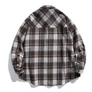Spring Autumn Plaid Shirt For Men Clothing Casual