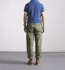 Military trouser Men Vintage Slim & Straight Fitting Casual Pants
