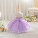 Toddler Wedding Party Baby Girls Dresses Toddler Princess Dress Girl Elegant Tulle Bridesmaids