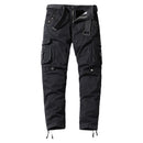 Cotton Cargo Pants Men Casual Straight Solid Trousers Military Tactical Sports Pants Jogging
