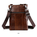 Genuine leather men bag business casual men crossbody bag retro