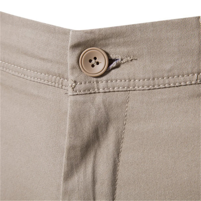 Casual Cotton Men Trousers Solid Slim Fit Men's Pants Spring Autumn High Quality Classic Business Pants Men