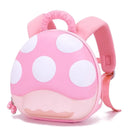 Red Mushroom School Bags for Kindergarten Girls Boys Kawaii Travel Backpack Toddler Children's Bag Gift