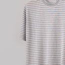 Women Stripes Breathable Tshirt Summer O-Neck Loose Casual Short Sleeve Tee for Female