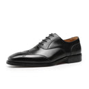 Brogue carved leather shoes Oxford shoes commuting formal men's shoes